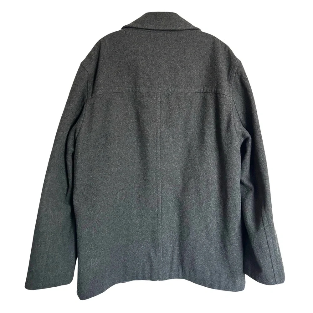 J.Crew University Coat in a grey wool blend XL